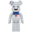 Medicom Toy Stay Puft Bearbrick White Chrome collectible
