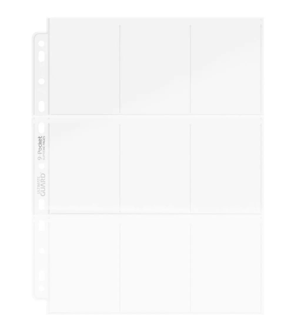 9-Pocket Pages Top-Loading (100 Pack) - Transparent - Ultimate Guard