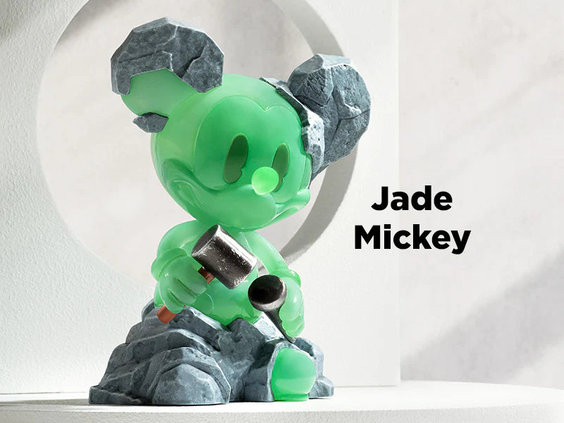 Jade Mickey Figure - Mickey Ever Curious Pop Mart