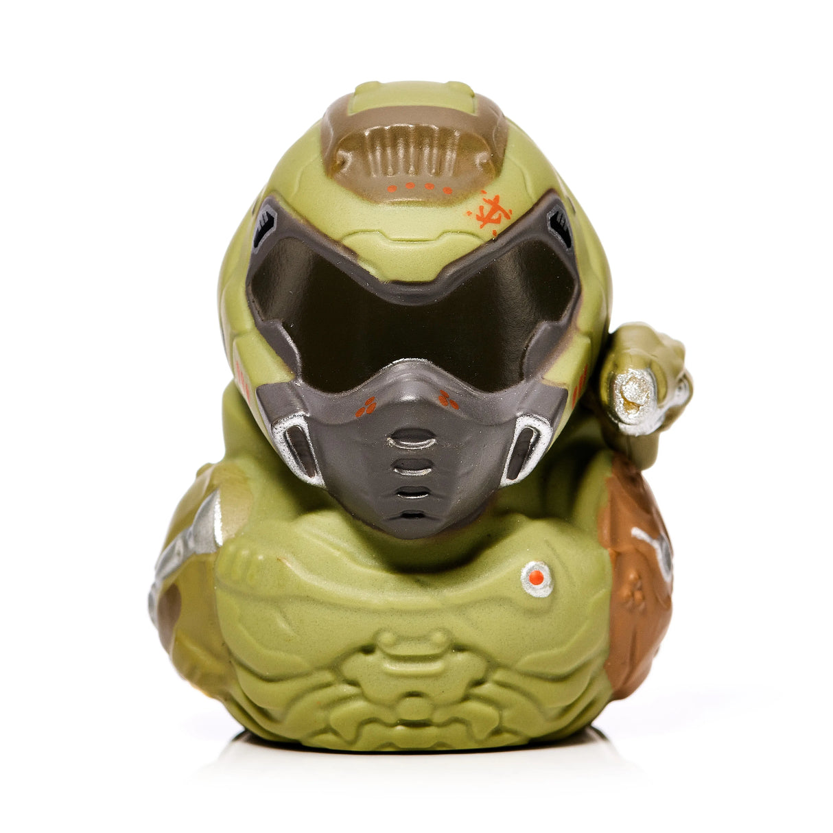 Doom Slayer Mini TUBBZ figure front view with helmet and chest plate