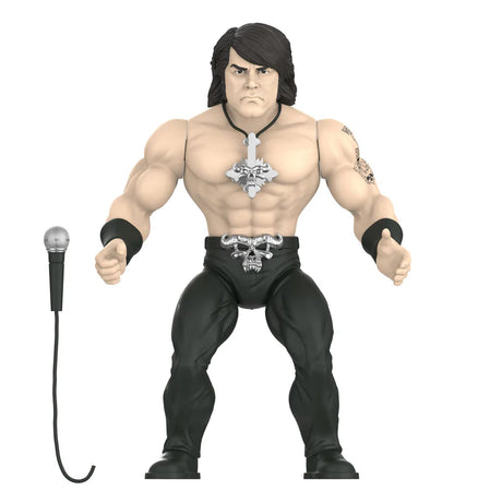 Front-facing view of the Glenn Danzig figure showing sculpt details and accessories