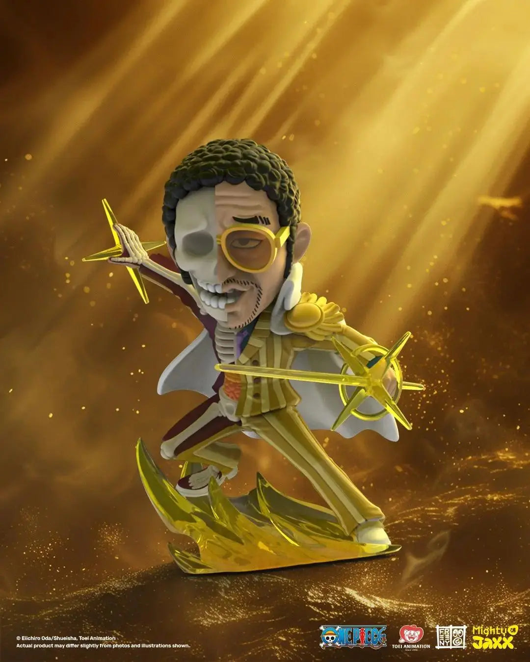 Borsalino One Piece dissected vinyl figure with light powers by Mighty Jaxx