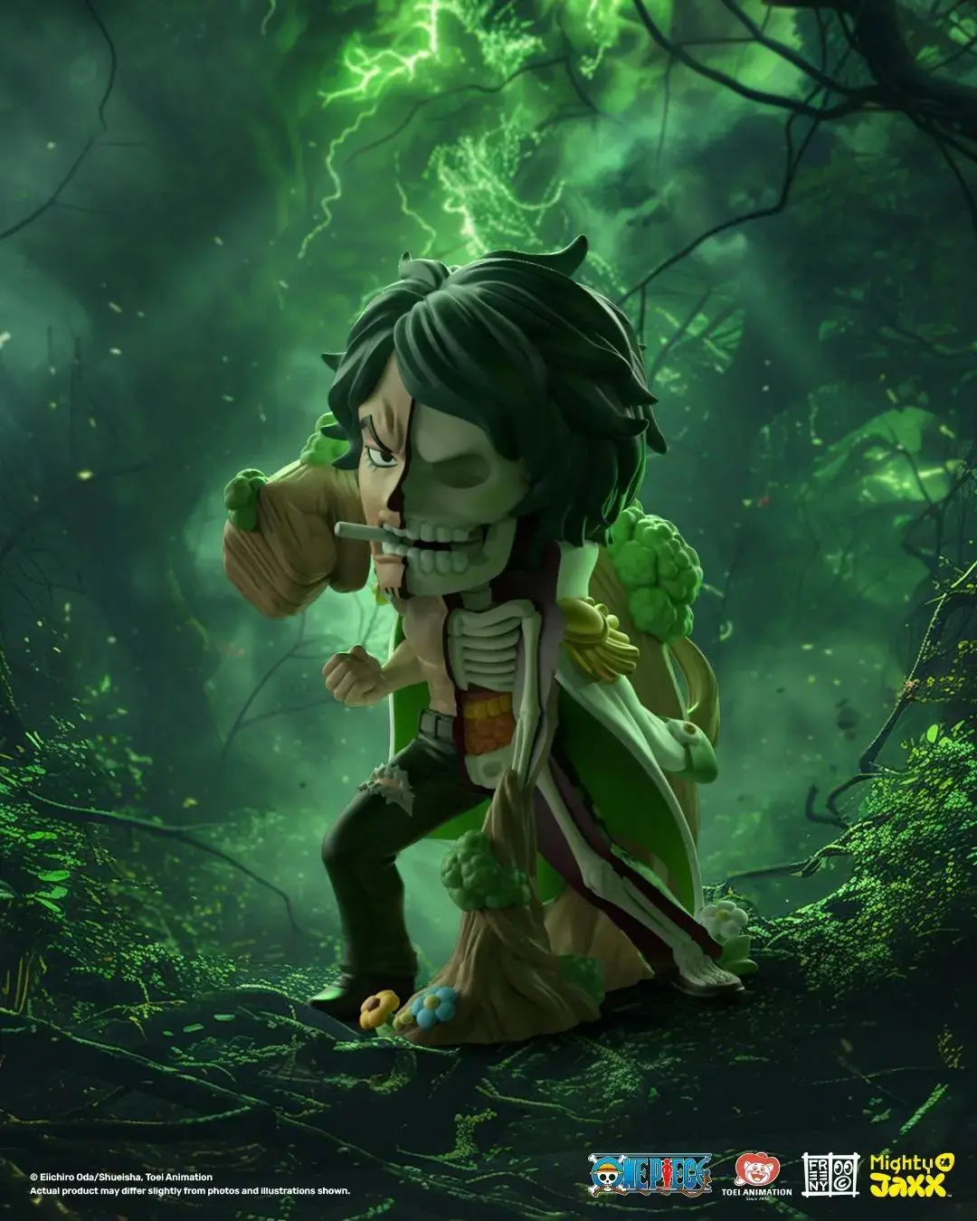 Aramaki dissected forest-style One Piece Marine vinyl figure by Mighty Jaxx