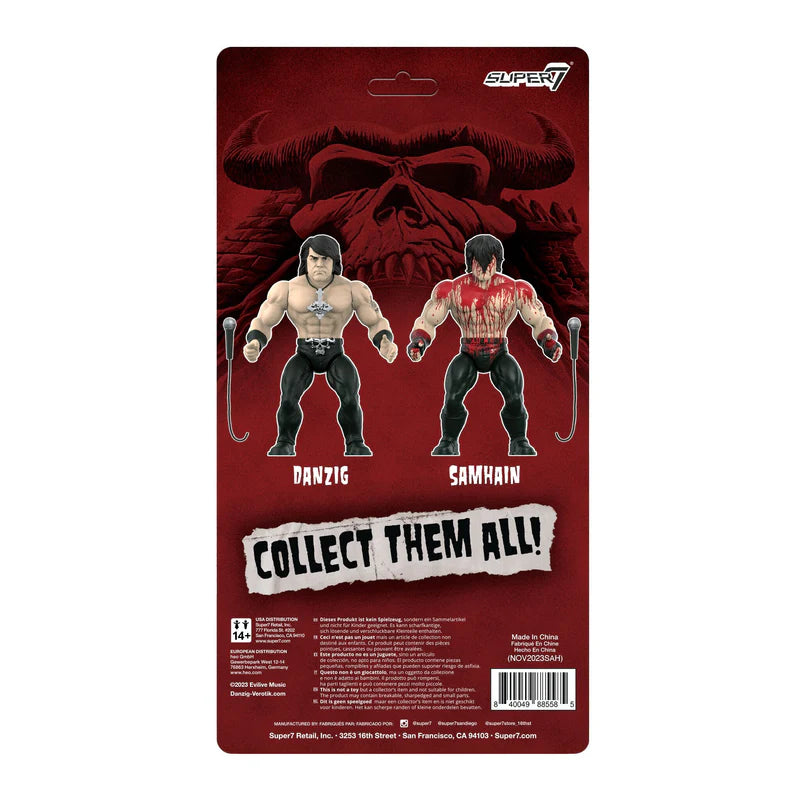 Rear view packaging for Samhain and Danzig figures from Super7 Vintage Series