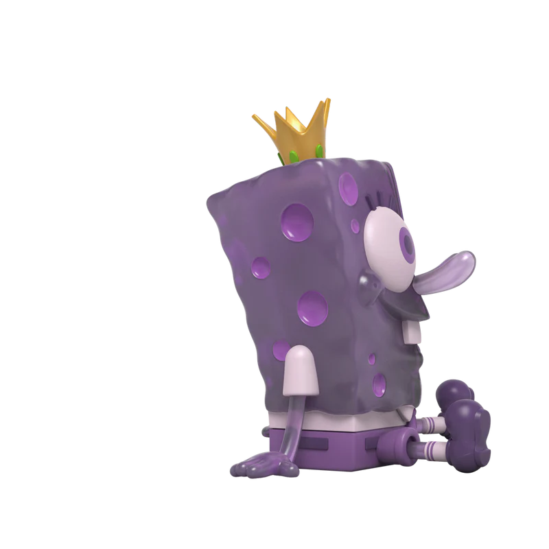 Side view of XXPOSED SpongeBob with golden crown