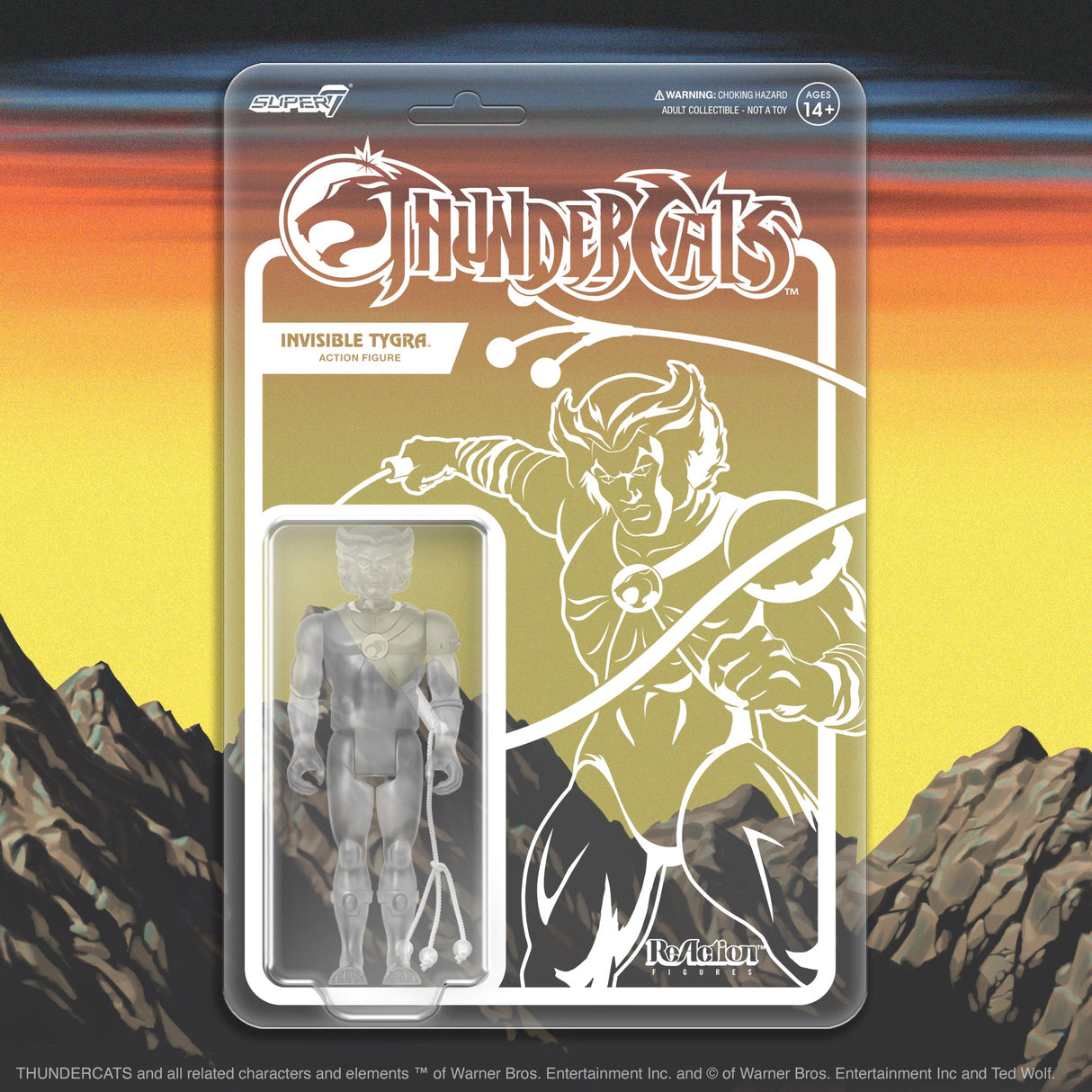 Tygra (Clear) - ThunderCats ReAction Figures