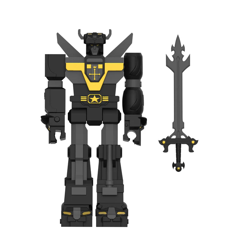 Voltron Black and Gold ReAction Figure with Sword by Super7
