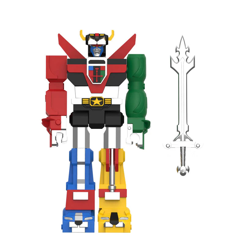 Voltron Classic ReAction Figure Close-up with Sword