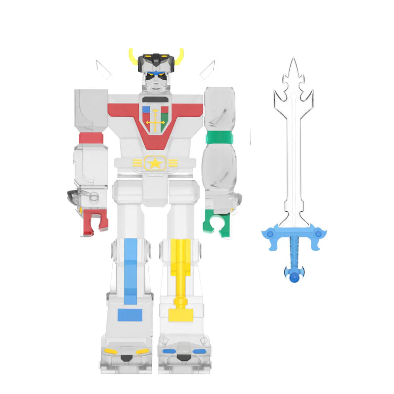 Clear Voltron Close-up Vinyl Figure with Transparent Sword