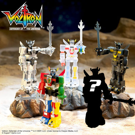 Voltron Blind Box ReAction Figure Lineup in Diorama Scene