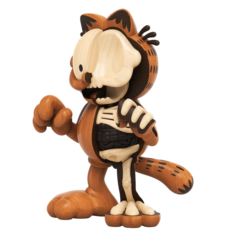 Woodworked Dissected Garfield by Jason Freeny x Mighty Jaxx