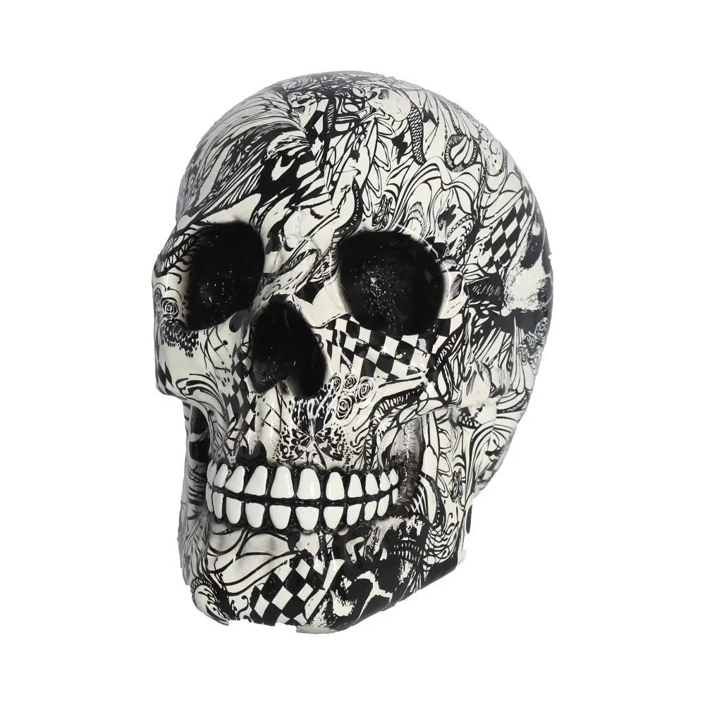 Abstraction Monokrom skull