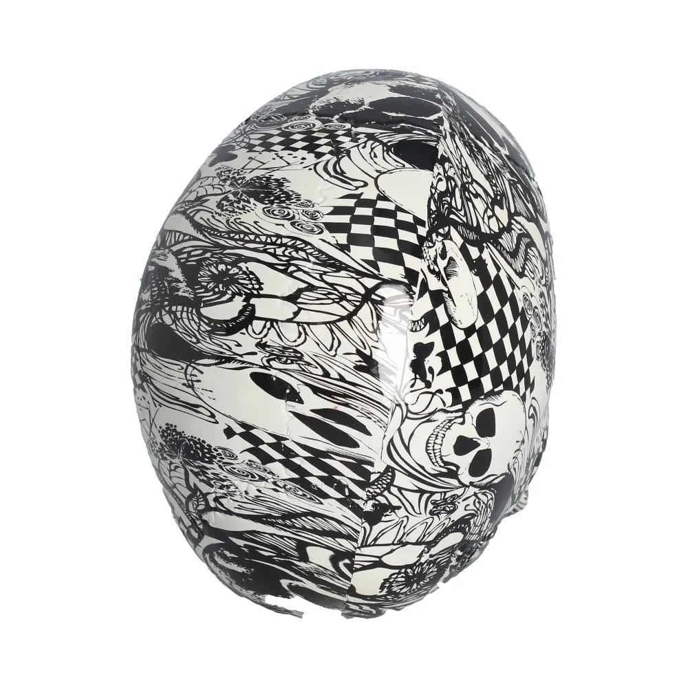 Abstraction Butterfly & Checkers skull