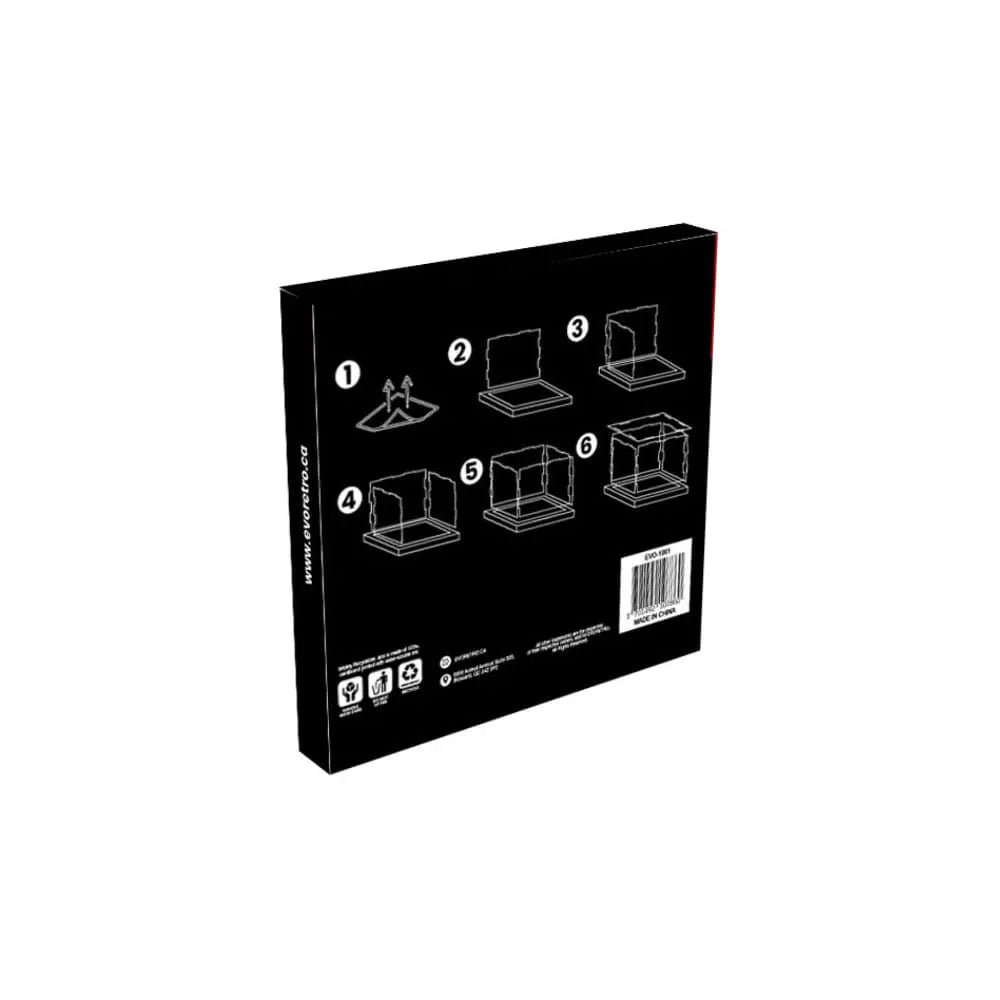 Acrylic Modular Figurine Display Case 25 cm Back