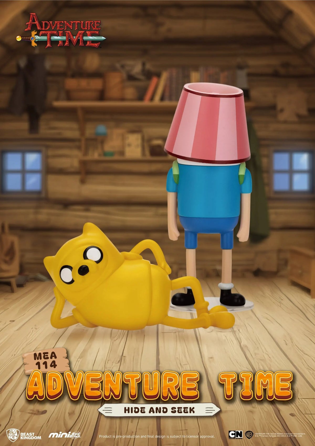 Adventure Time Hide and Seek Finn and Jake blind box figure