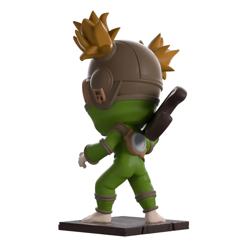 Alone Youtooz Little Nightmares 3 figure back view with jumpsuit and helmet