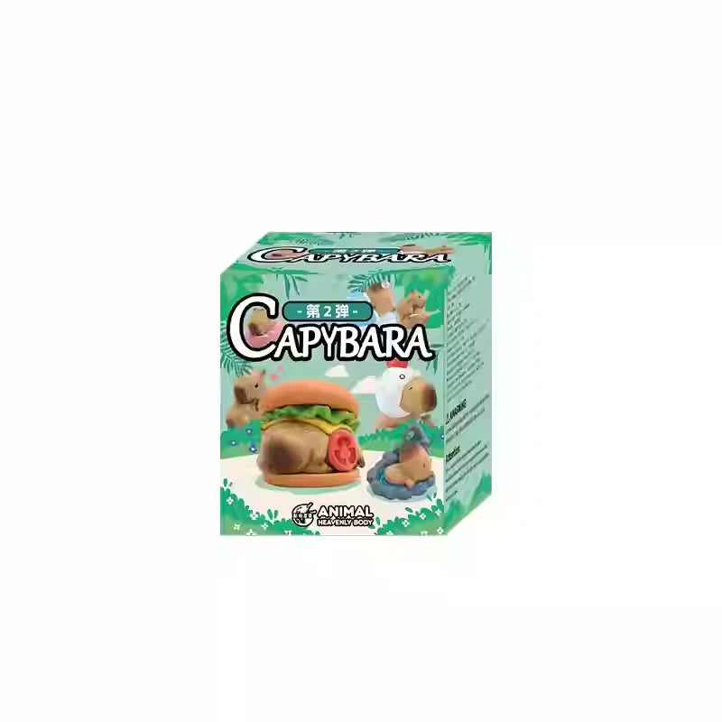 Animal Heavenly Body Capybara Series 2 blind box packaging showing designs on the cover.