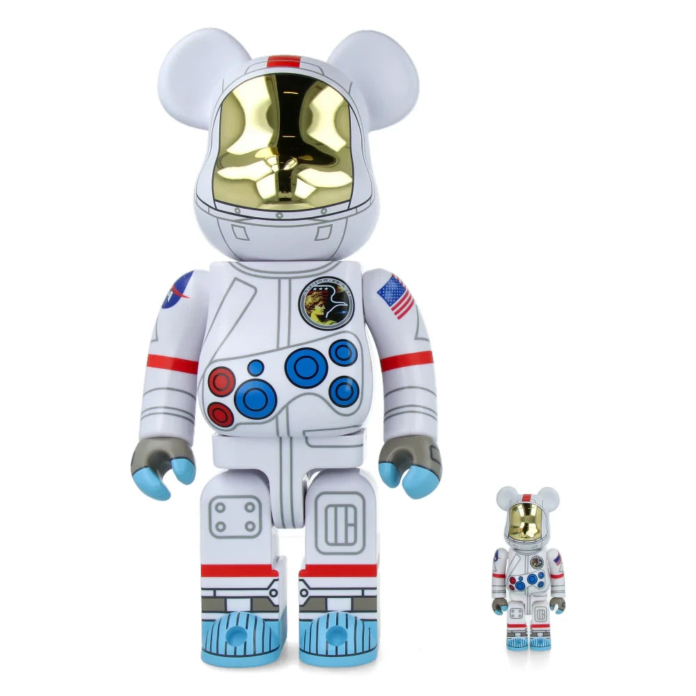 400% & 100% Bearbrick Set – Apollo 17 Astronaut (NASA)