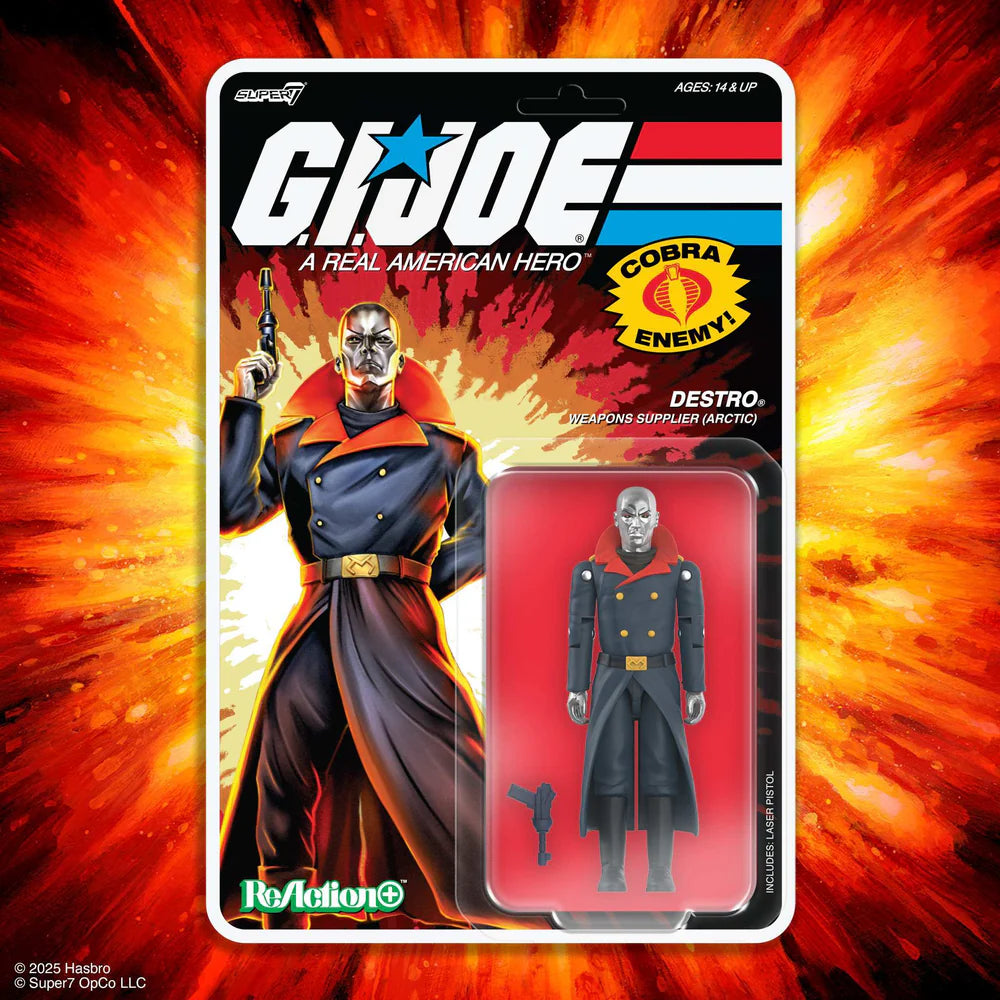 Arctic Destro Movie ReAction+ Figure collectible displayed in packaging