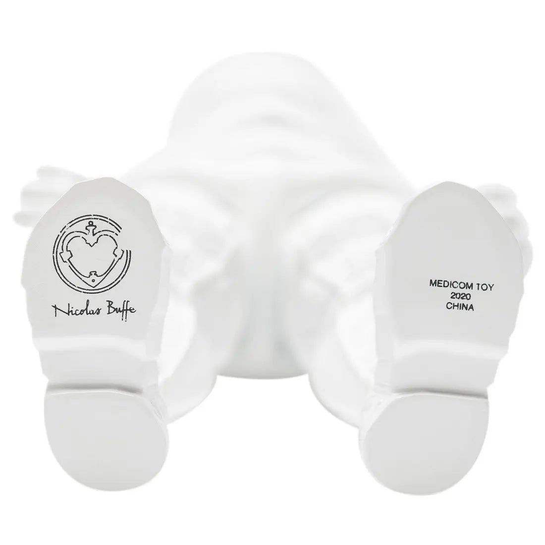 Detailed close-up of Nicolas Buffe’s Super Polifilo Armor white edition.