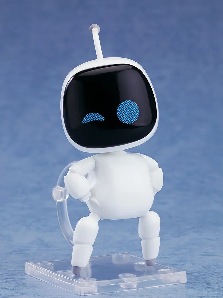 Astro Bot Nendoroid figure winking pose standing on display base