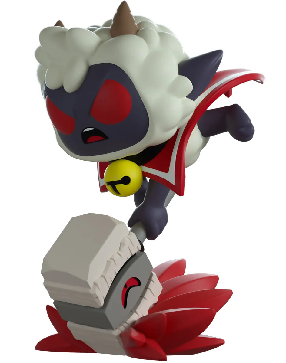 Attacking Lamb Cult of the Lamb Youtooz collectible side view