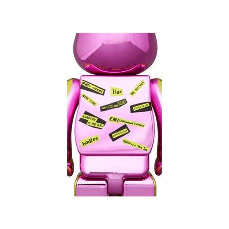 400% + 100% Bearbrick set - Sex Pistols - Never Mind the Bollocks (Chrome Edition)