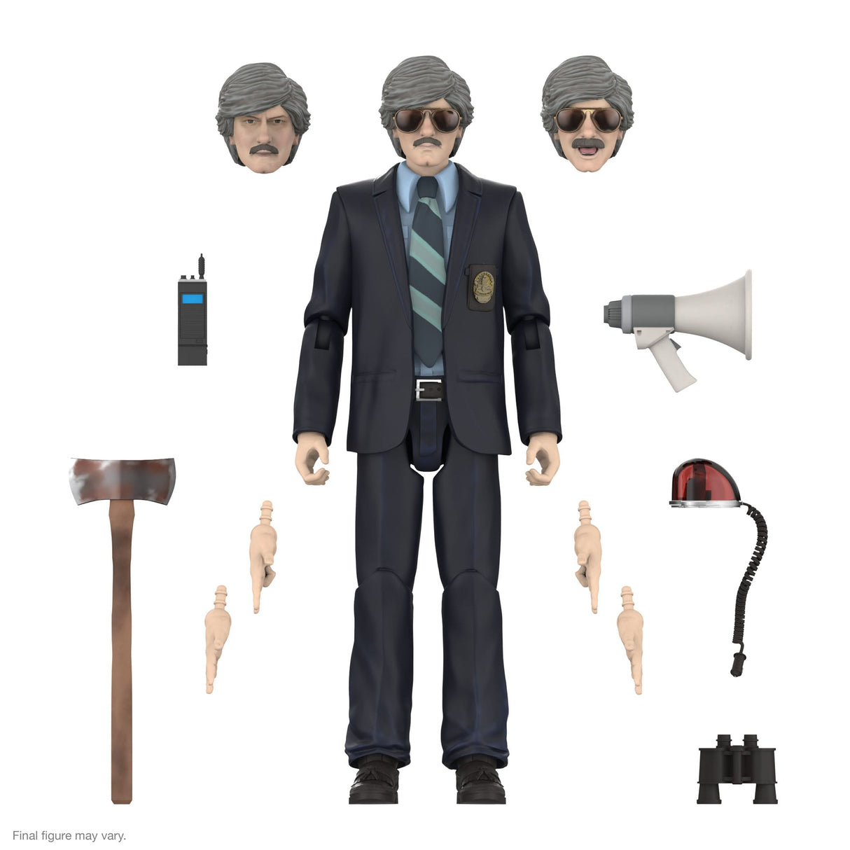 Beastie Boys Sabotage Ultimates The Chief action figure with interchangeable heads and accessories
