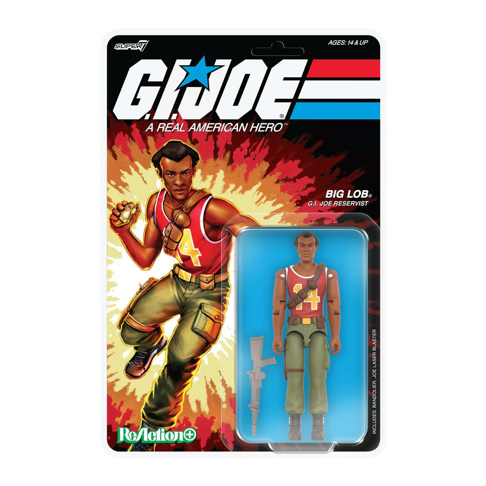 Big Lob G.I. Joe ReAction+ Figure packaging front artwork
