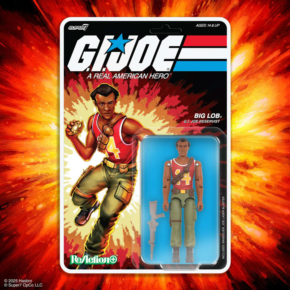 Big Lob G.I. Joe ReAction+ Figure lifestyle packaging shot