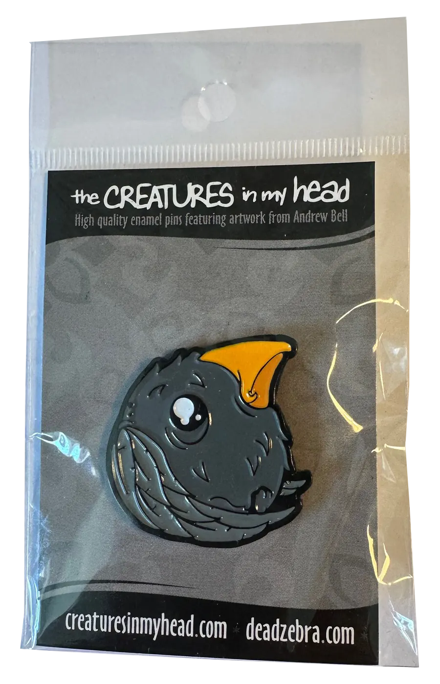 Birdball Soft Enamel Pin by Dead Zebra