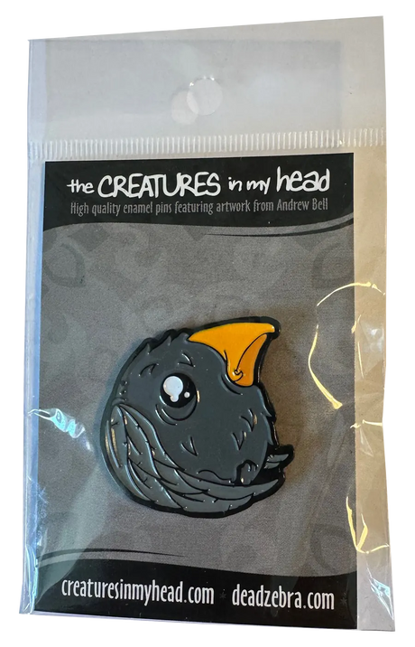 Birdball Soft Enamel Pin by Dead Zebra