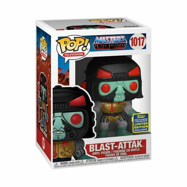 Blast-Attak Funko Pop Vinyl Figure #1017 Masters of the Universe 2020 Summer Convention Exclusive in box