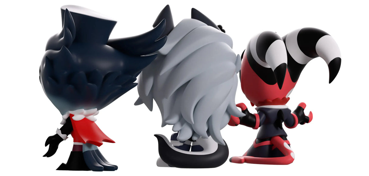 Helluva Boss Mini Tooz figures back angle with character details