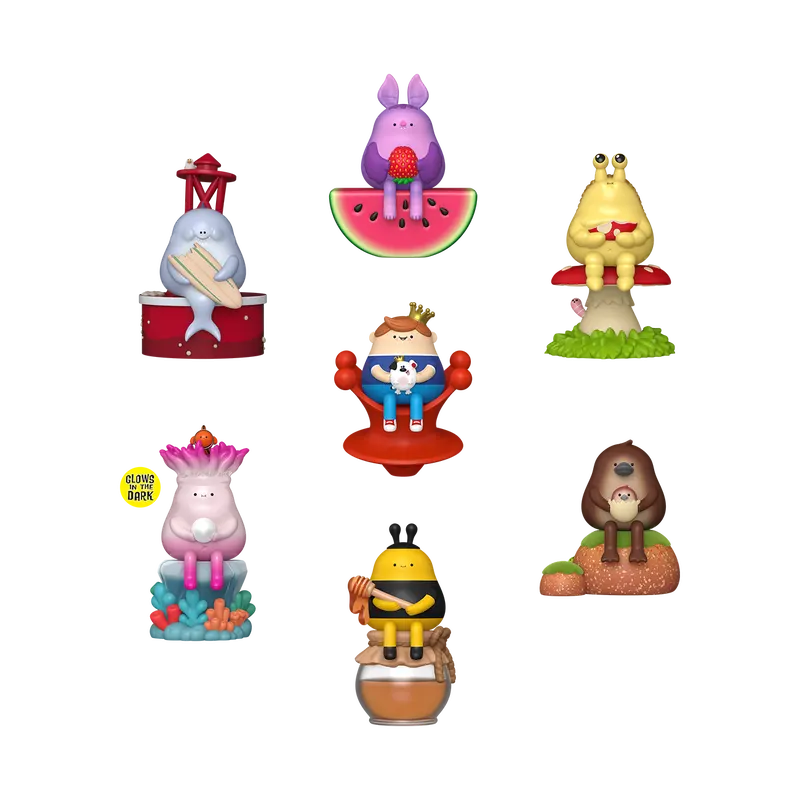 Blonks Animal Afternoon full set collectible figures overview