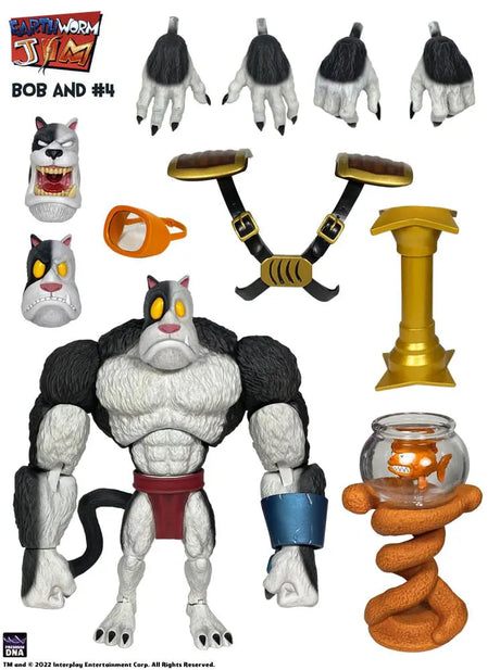 Full contents of Bob and #4 action figure set by Premium DNA