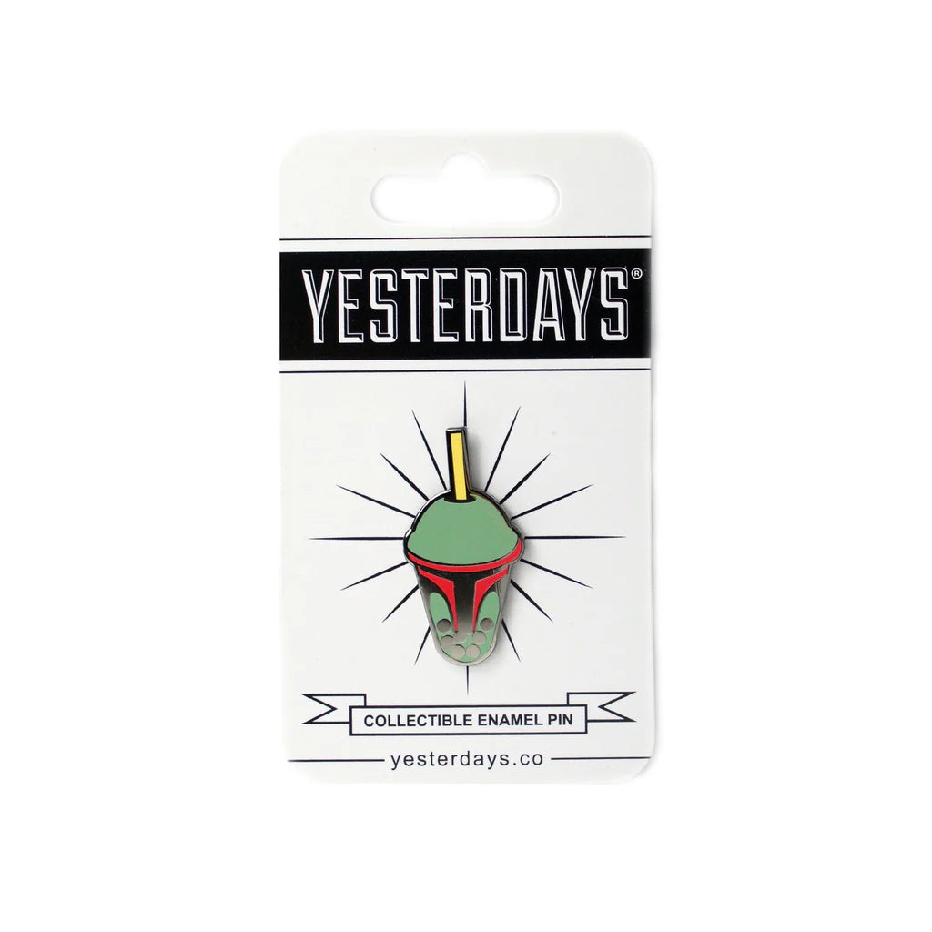 Boba Soft Enamel Pin Yesterdays