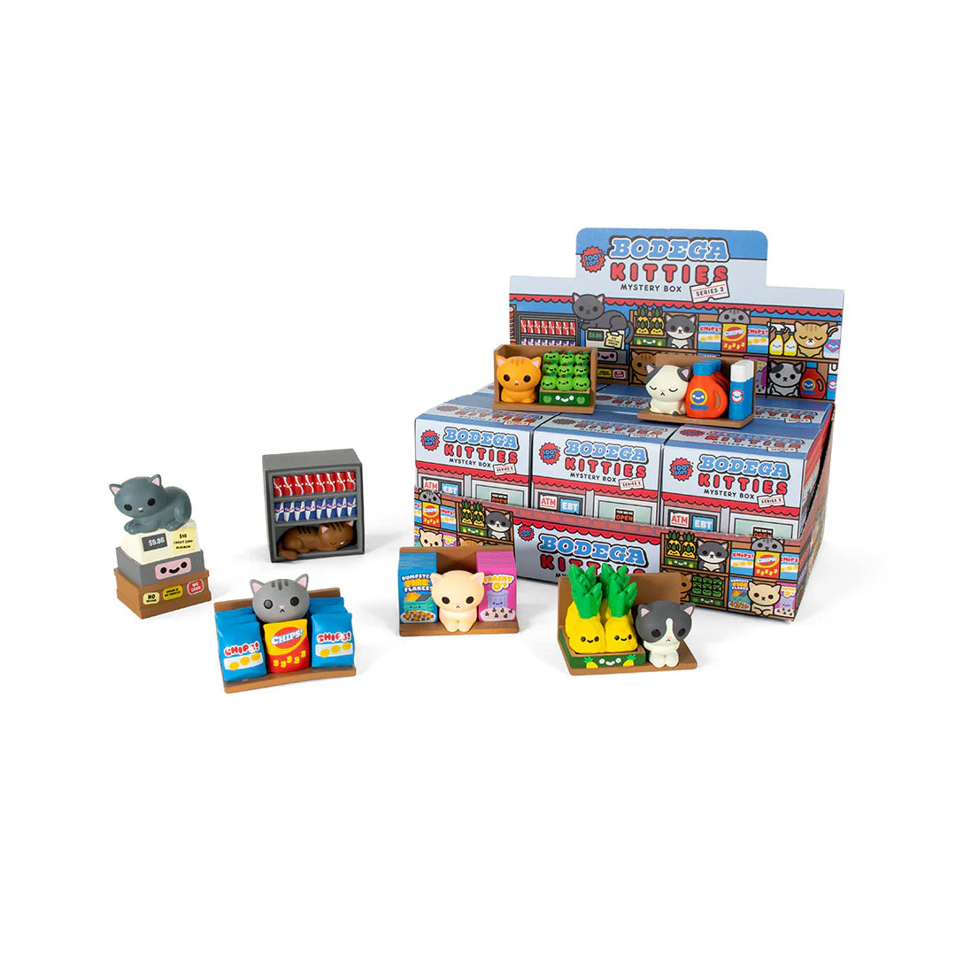100% Soft Bodega Kitties Series 2 Display