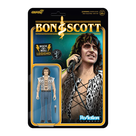 Bon Scott (Leopard Print) - ReAction Figure Blister