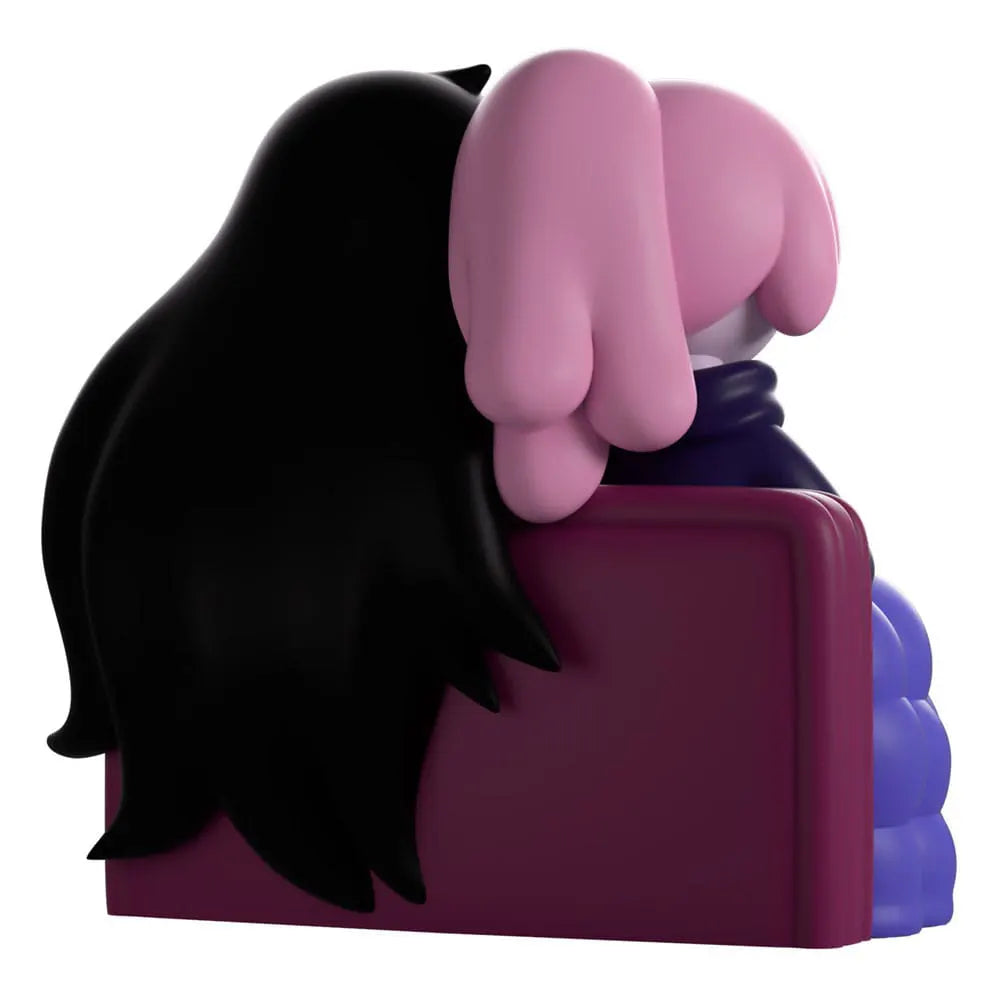 Back view of Bonnie and Marcy Youtooz collectible showing their hair and couch detail.