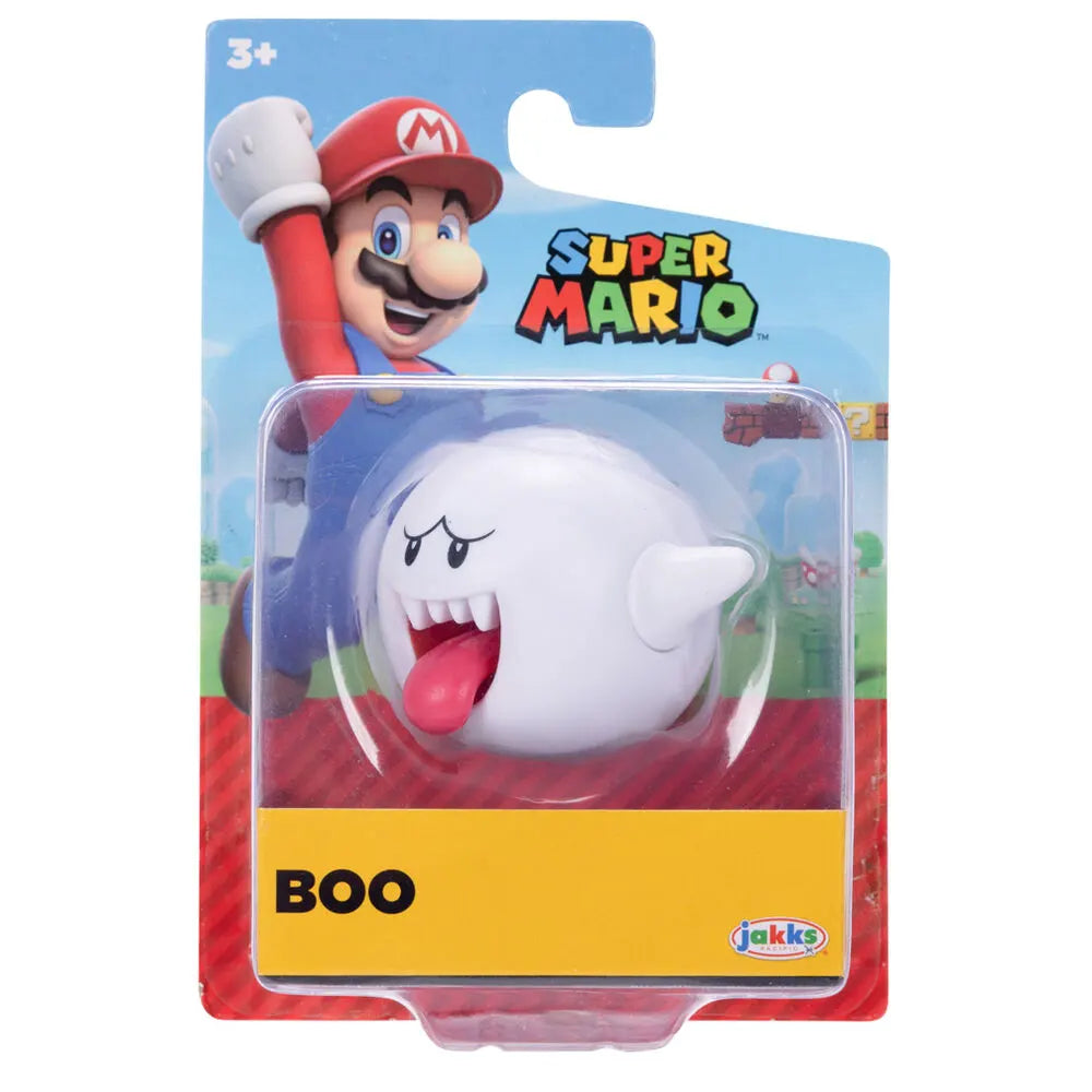 Boo action figure in official Super Mario packaging