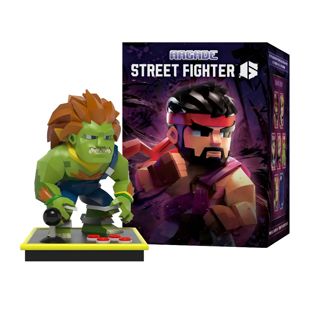 Blanka low-poly Street Fighter arcade collectible figure