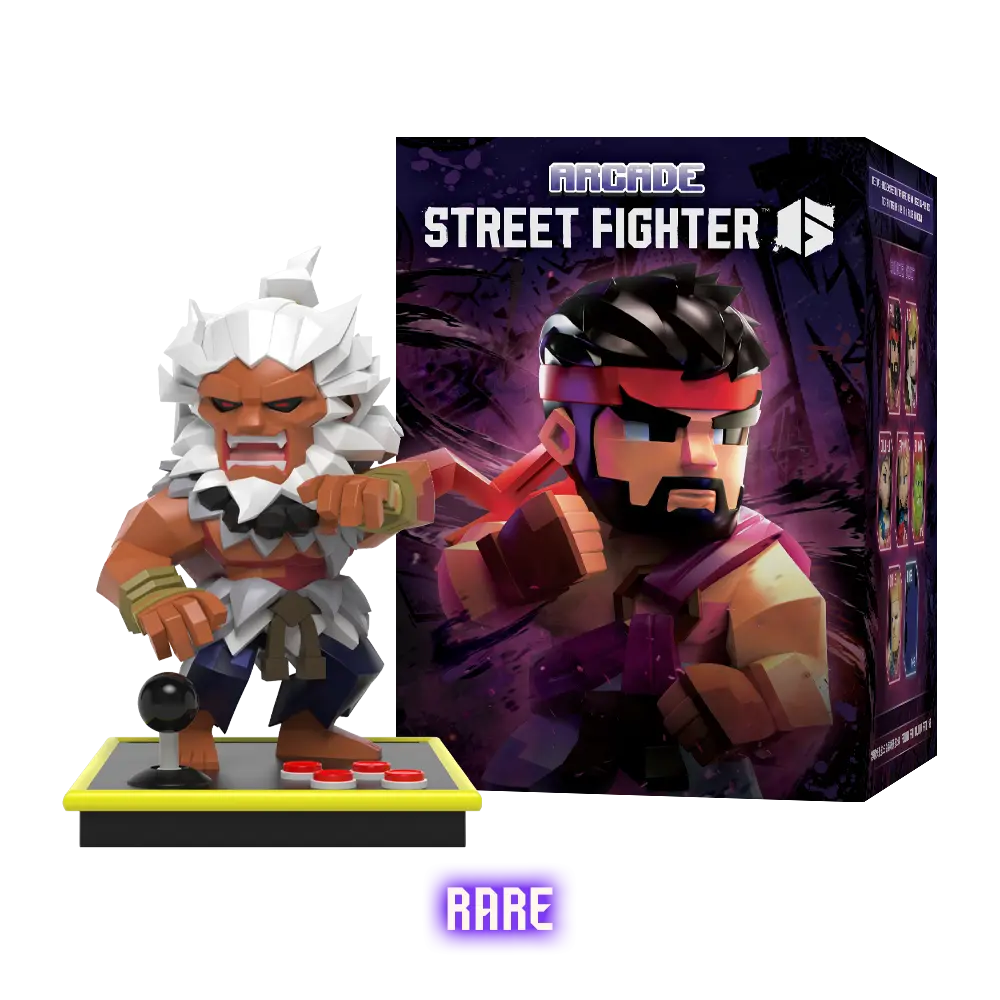 Akuma rare low-poly Street Fighter arcade collectible figure