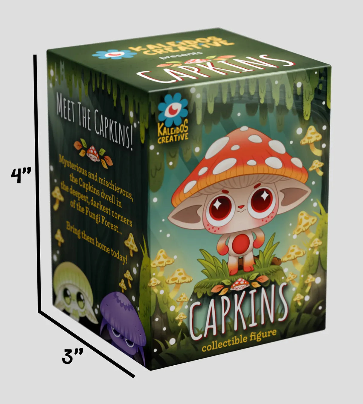 capkins series 1 blind box packaging dimensions