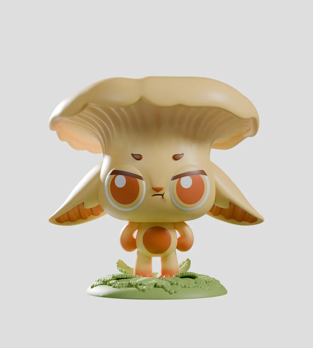 capkins yellow mushroom character figure collectible
