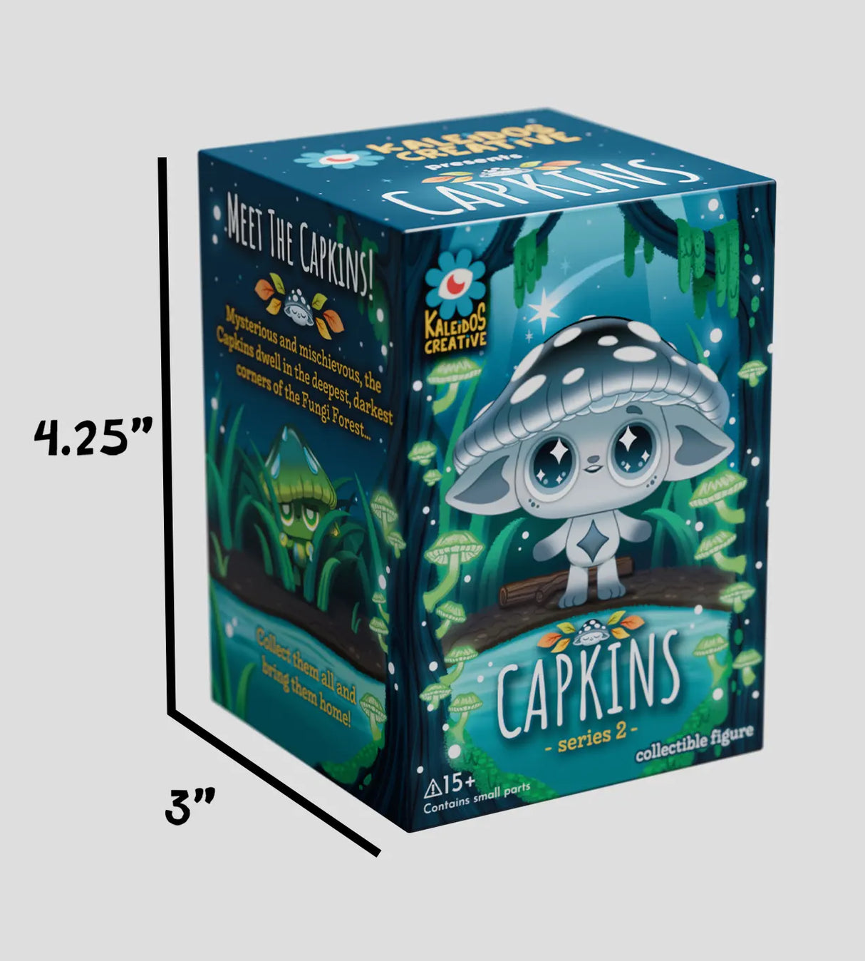 capkins series 2 blind box box dimensions collectible
