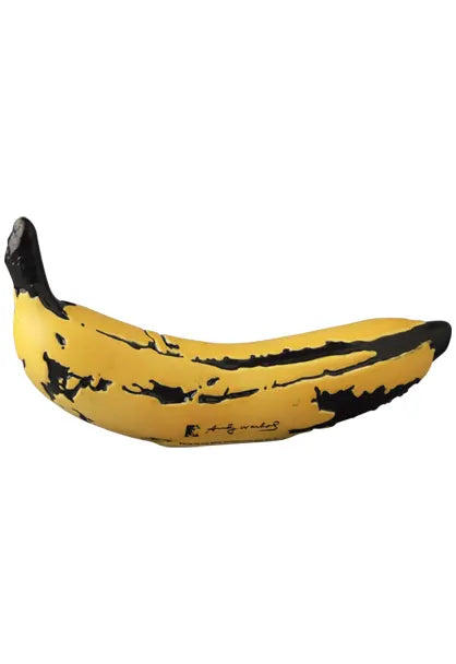 Andy Warhol ceramic banana statue in classic yellow – Medicom Toy edition