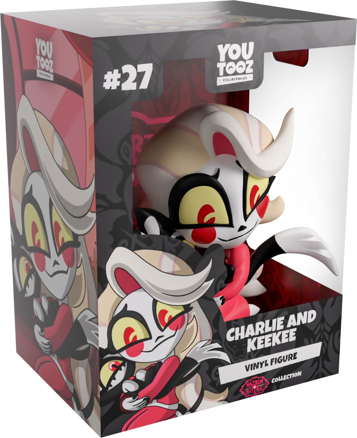 Charlie and KeeKee Hazbin Hotel Youtooz vinyl figure in collector packaging