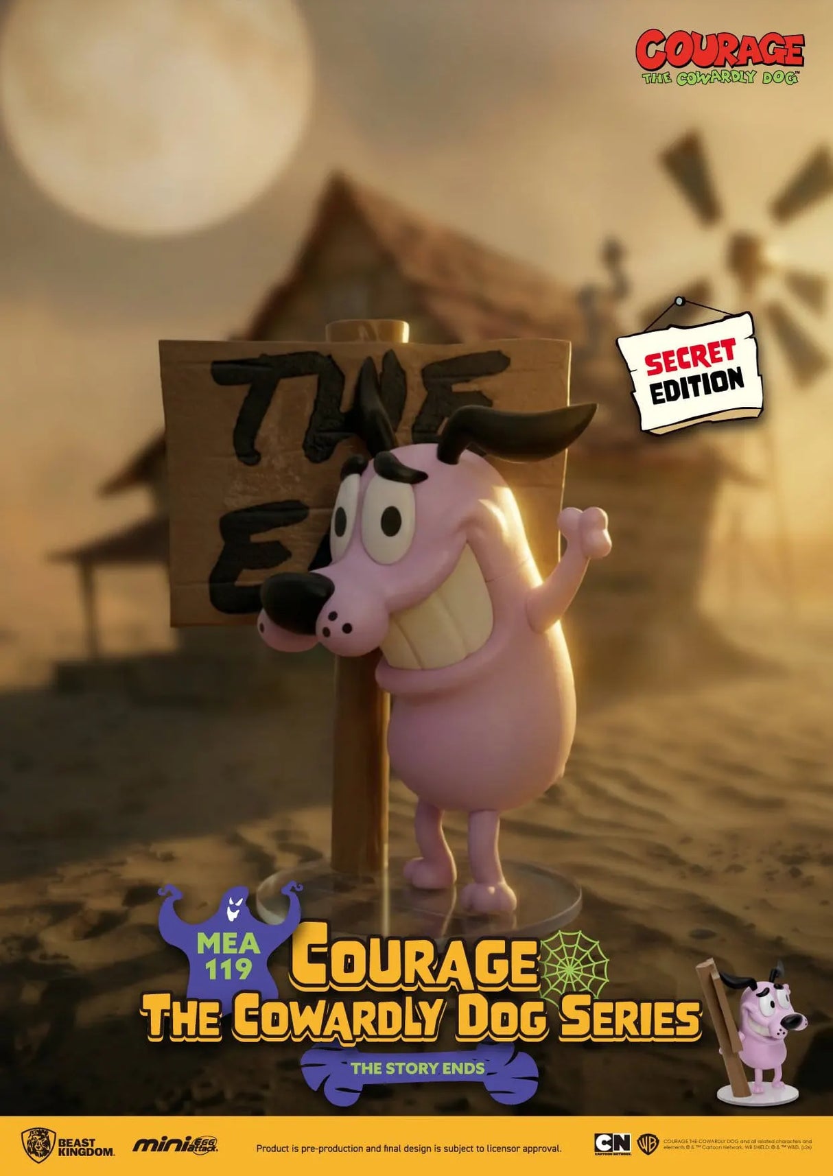Courage the Cowardly Dog Secret Edition promotional artwork.