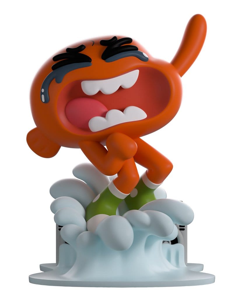 Darwin The Amazing World of Gumball Youtooz vinyl figure front view with water splash base